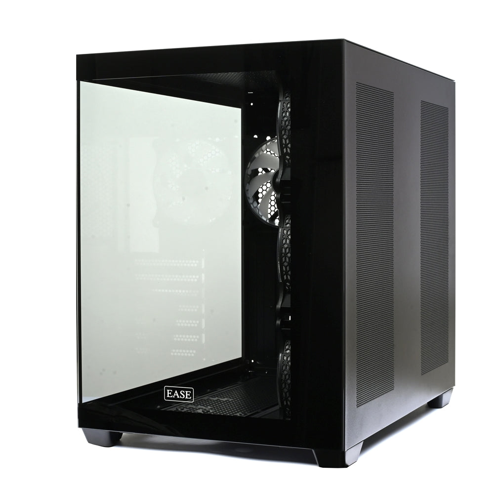EASE Casing EC124B Tempered Glass Gaming Black 4 RGB Fans EASE Casing EC124B Tempered Glass Gaming Black 4 RGB Fans